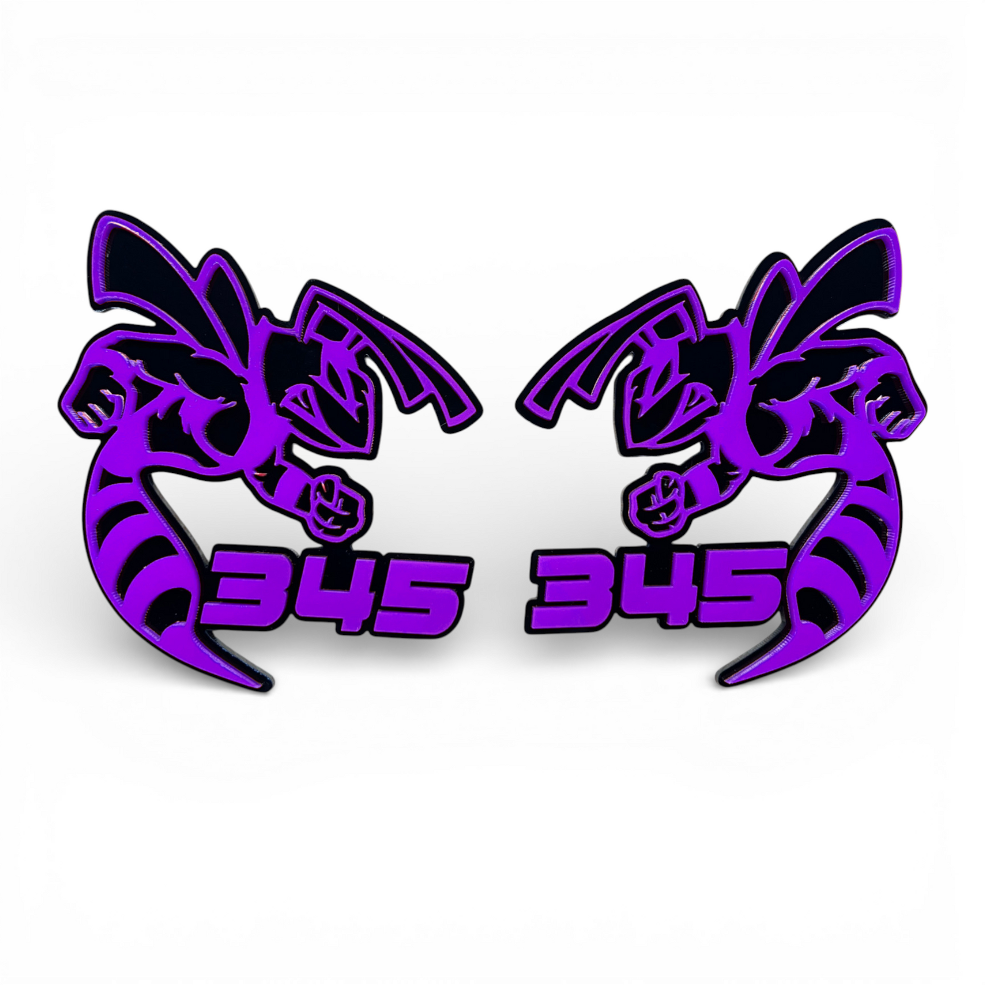 345 Scat Pack inspired bee emblem for Dodge, Jeep, RAM, SUV, truck, and custom car projects