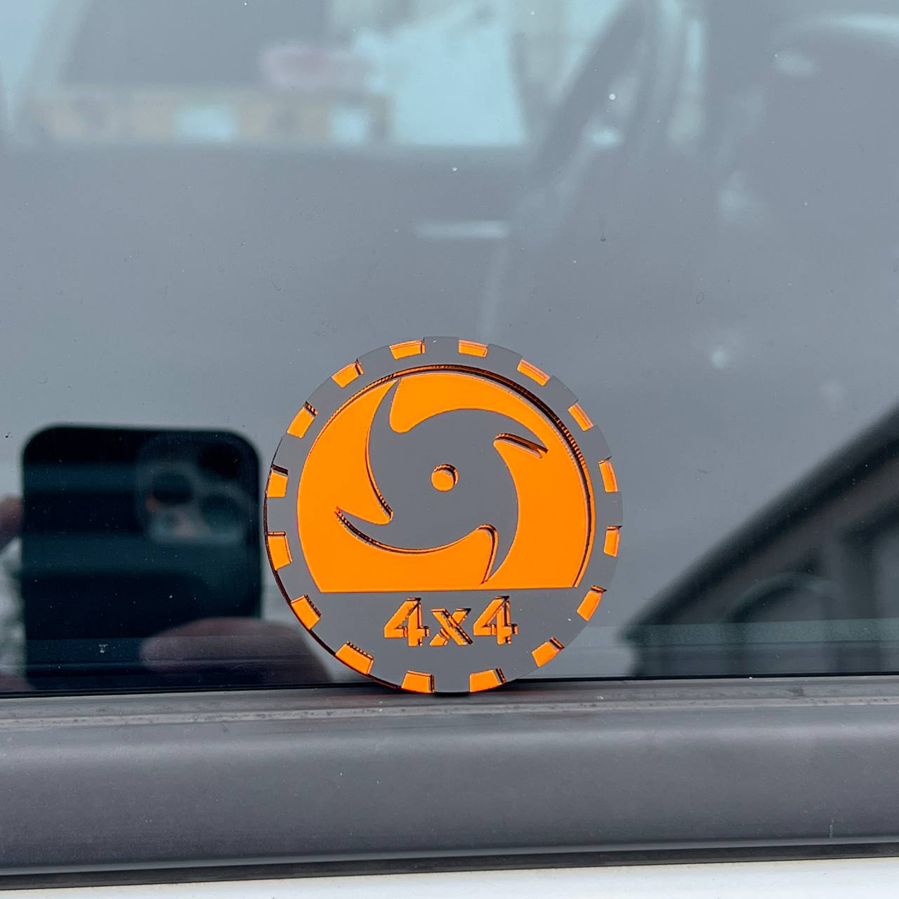 hurricane swirl offroad emblem for jeep gladiator bronco rugged adventure build