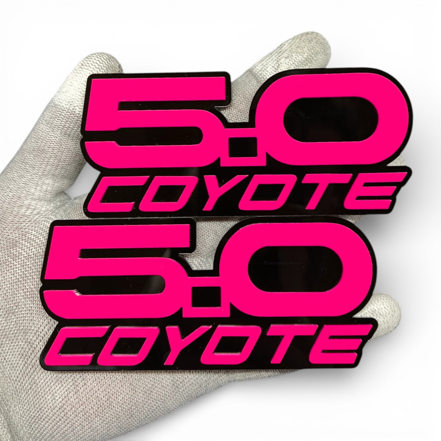 5.0 coyote car badge on ford f150 truck fender performance build