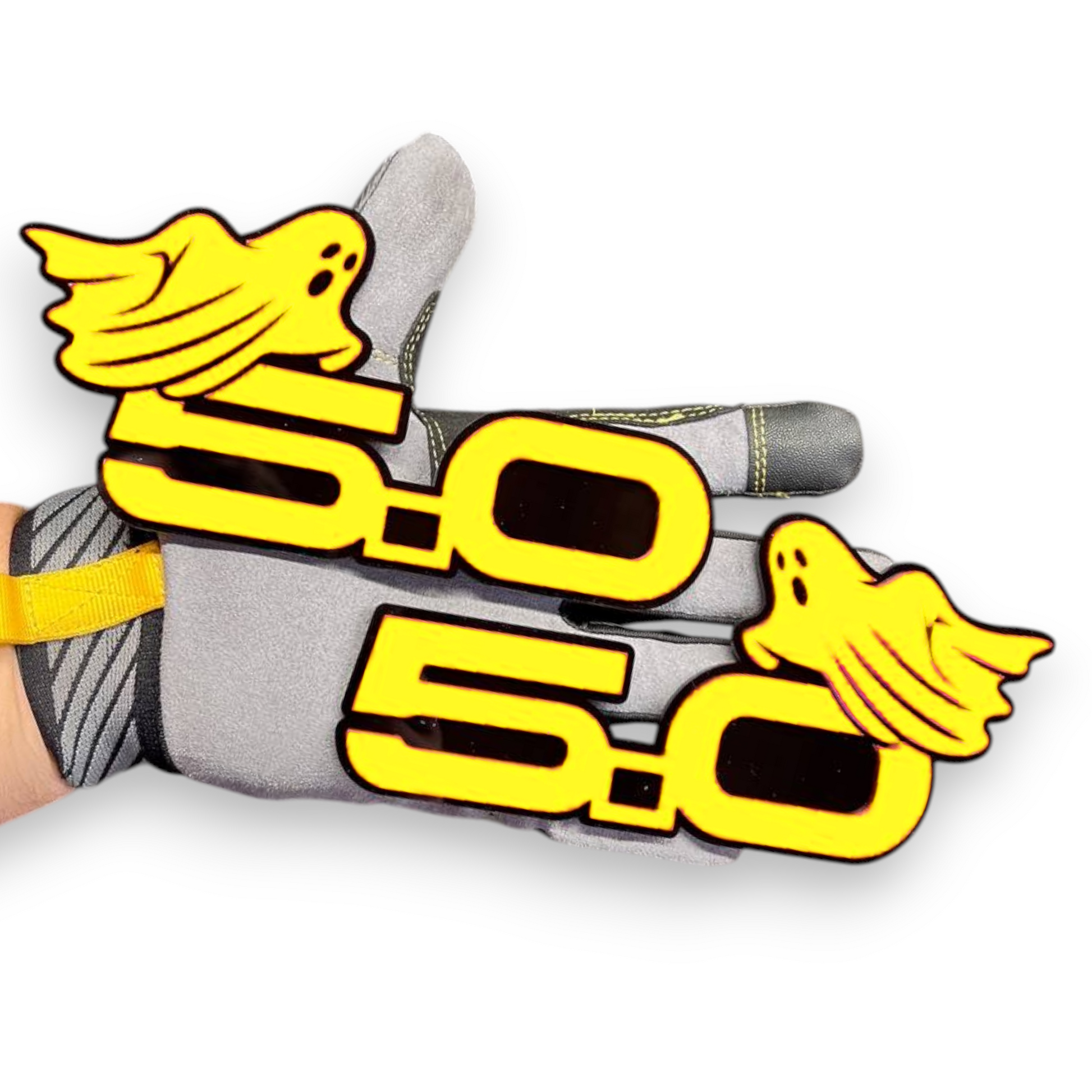 Red 5.0 coyote inspired side badge for muscle trucks and sports cars