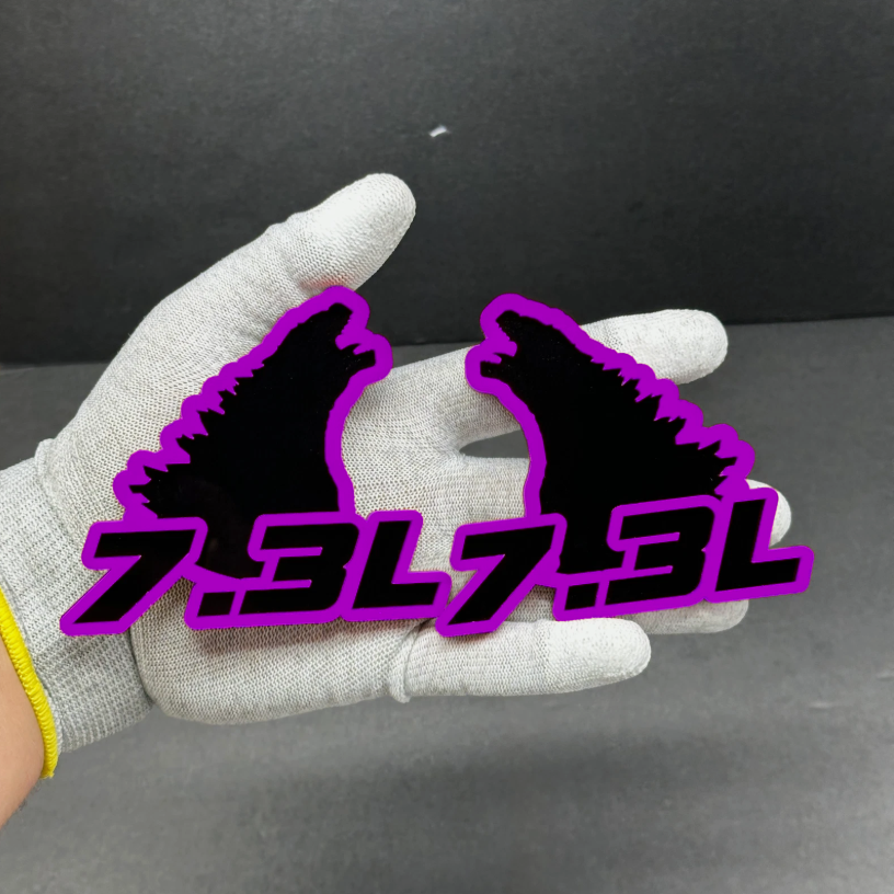 Godzilla tailgate emblem for 7.3 Ford truck