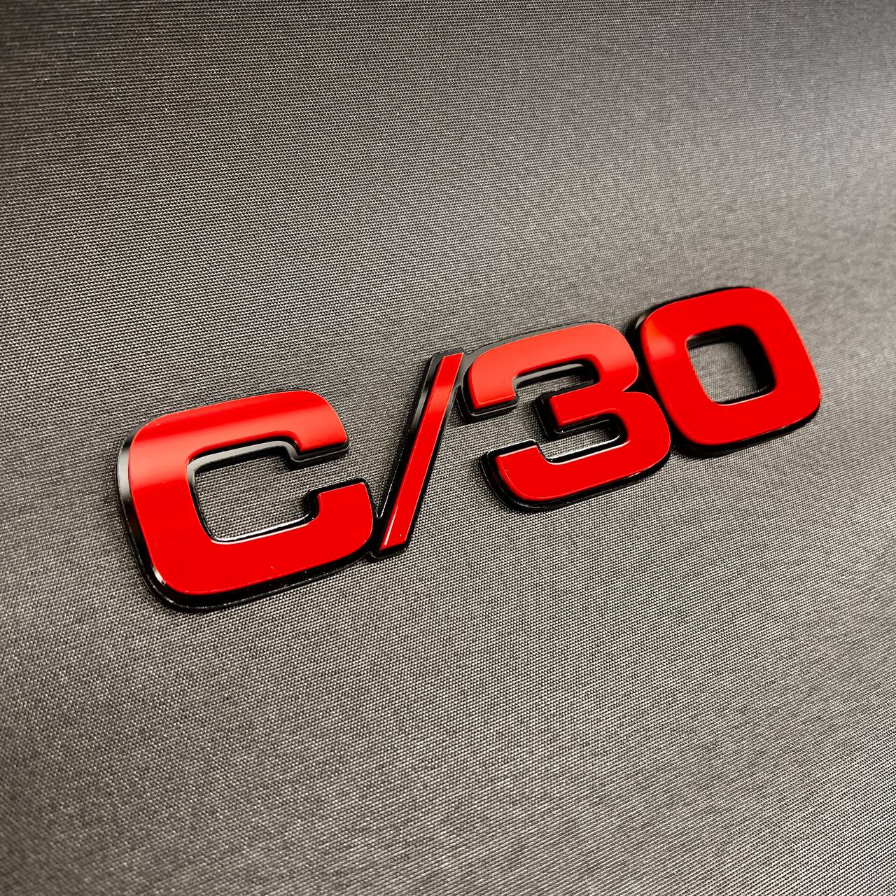 Classic Chevy GMC truck C/30 fender emblem custom billet badge.