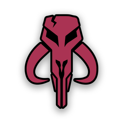 Laser engraved Boba Fett inspired badge for custom vehicle exterior styling