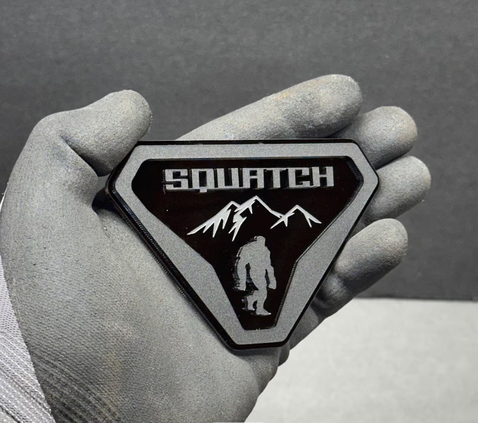 Sasquatch Bigfoot Badge for Ford Bronco Custom Off-Road Acrylic Car Emblem
