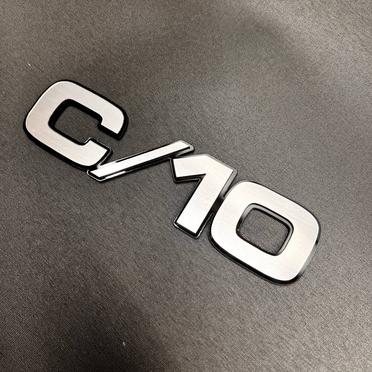 Classic Chevy GMC truck C/10 badge for fender or exterior custom upgrade
