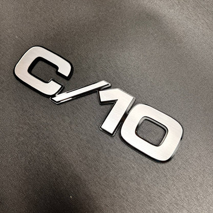 Classic Chevy GMC truck C/10 badge for fender or exterior custom upgrade