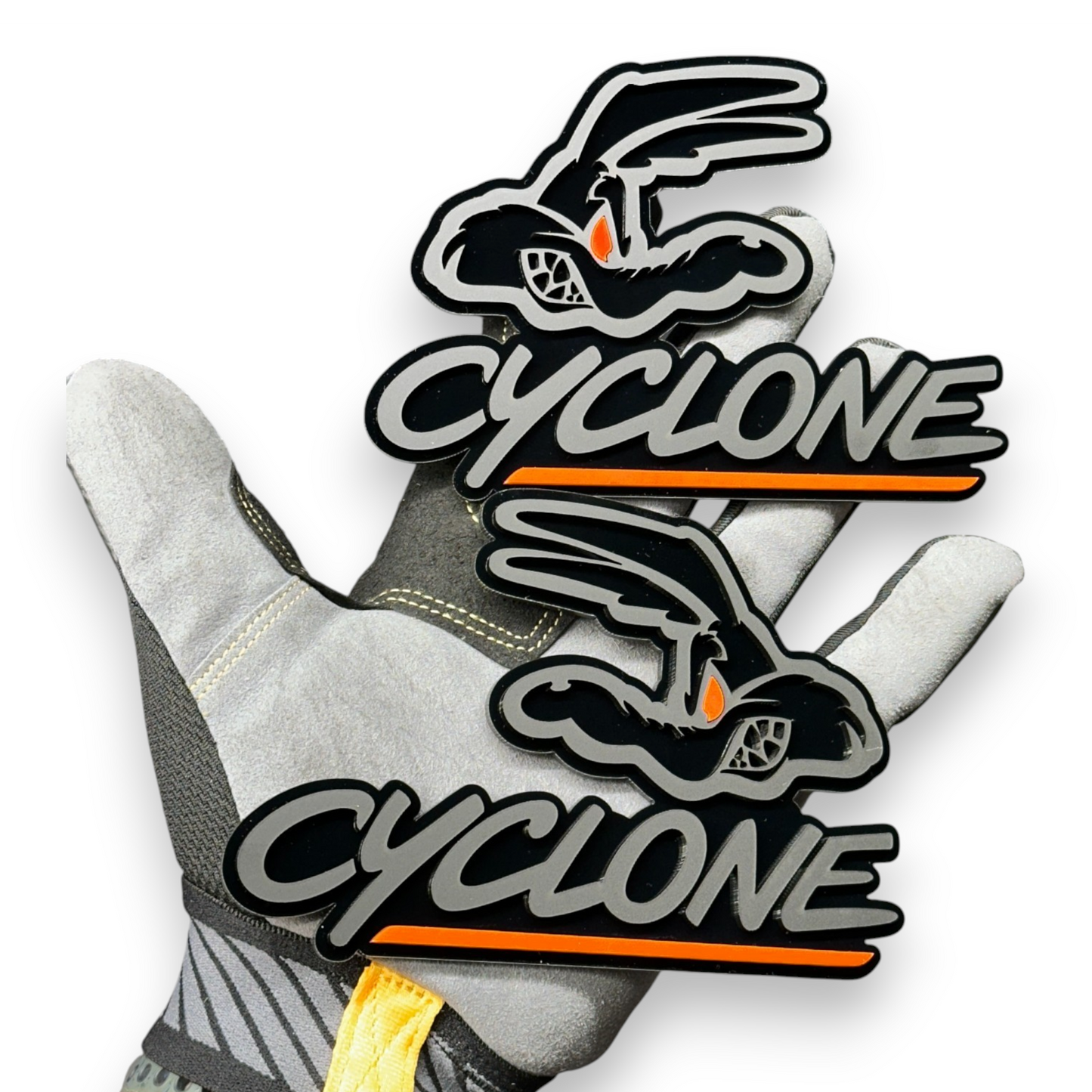 cyclone coyote emblem on Dodge RAM truck custom build