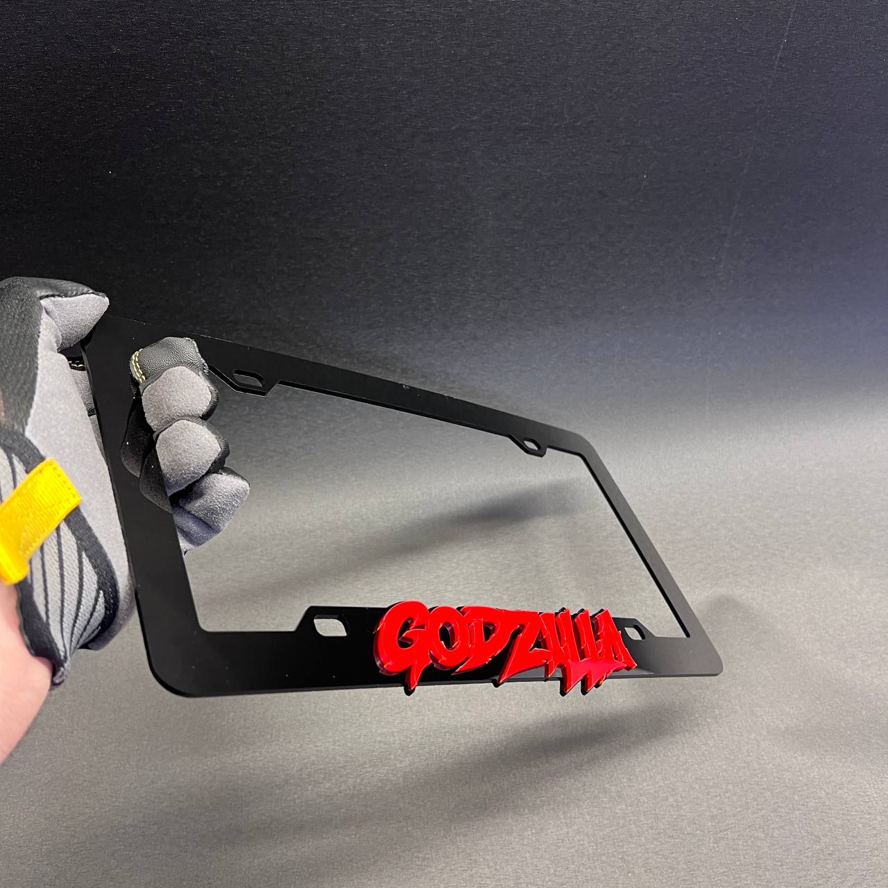 Custom Godzilla auto frame designed for cars trucks and SUVs