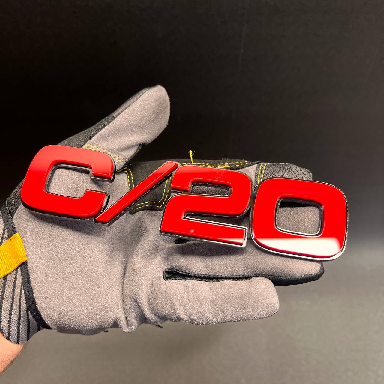 Chevrolet Chevy GMC Truck Fender Multicolor Emblem Badge Custom Billet C/20