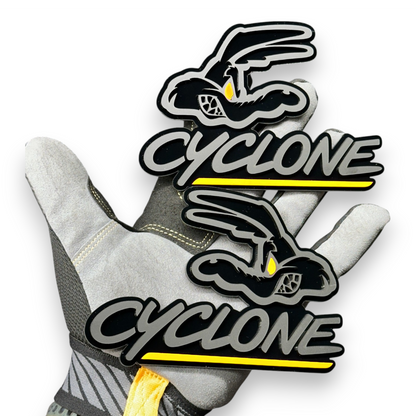 custom coyote badge on Nissan Titan SUV exterior mod