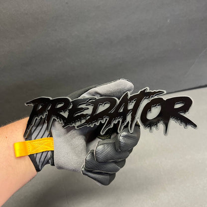 bleeding style acrylic badge gmc sierra offroad truck fender emblem
