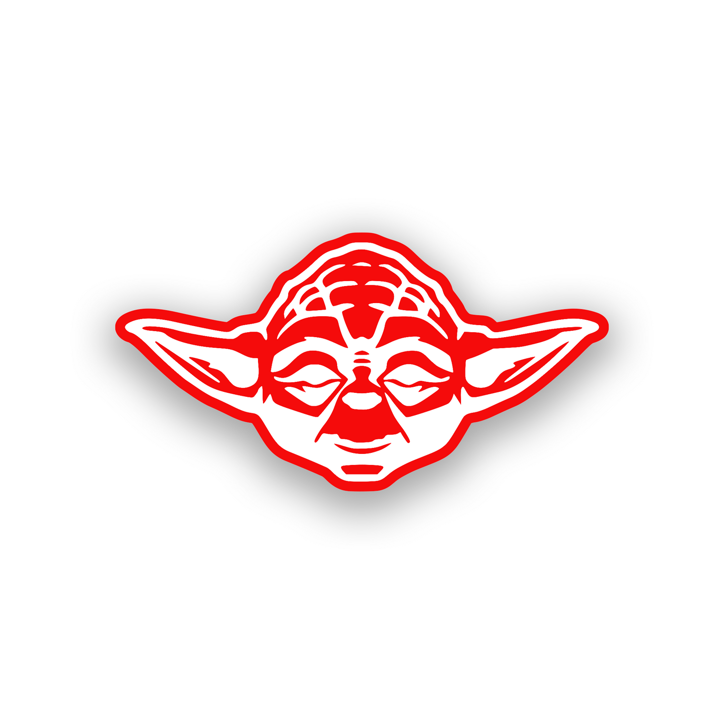 Laser engraved Star Wars inspired badge for vehicle exterior decoration