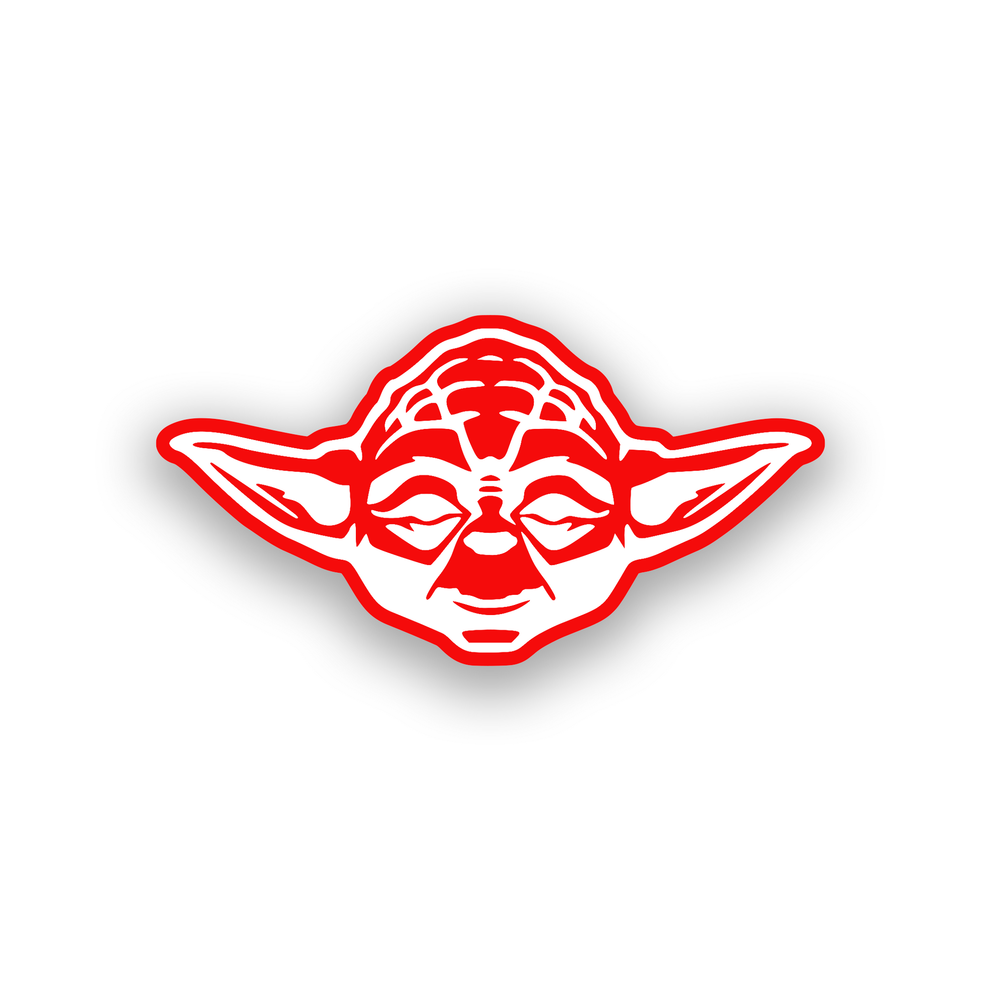 Laser engraved Star Wars inspired badge for vehicle exterior decoration
