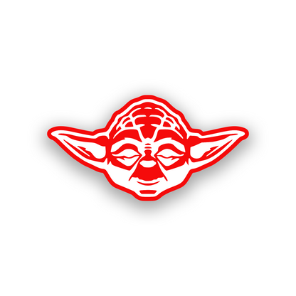 Laser engraved Star Wars inspired badge for vehicle exterior decoration