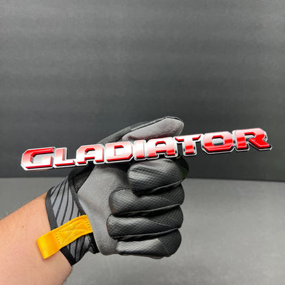 Performance style GLADIATOR custom car badge for tailgate or side panel