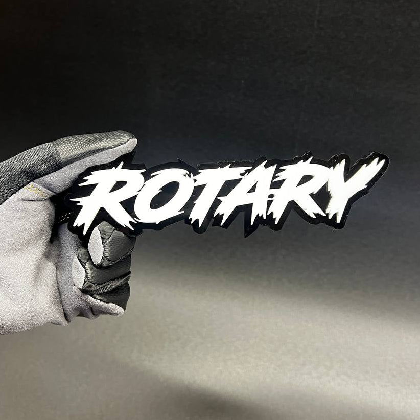 bold lightning font emblem for offroad truck build