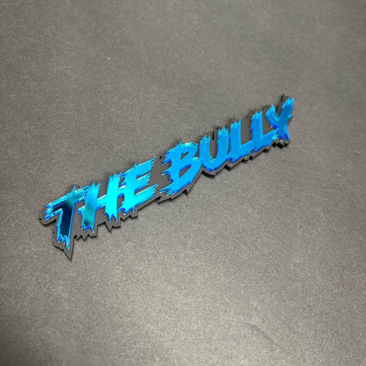 glossy lightning font emblem for truck performance build