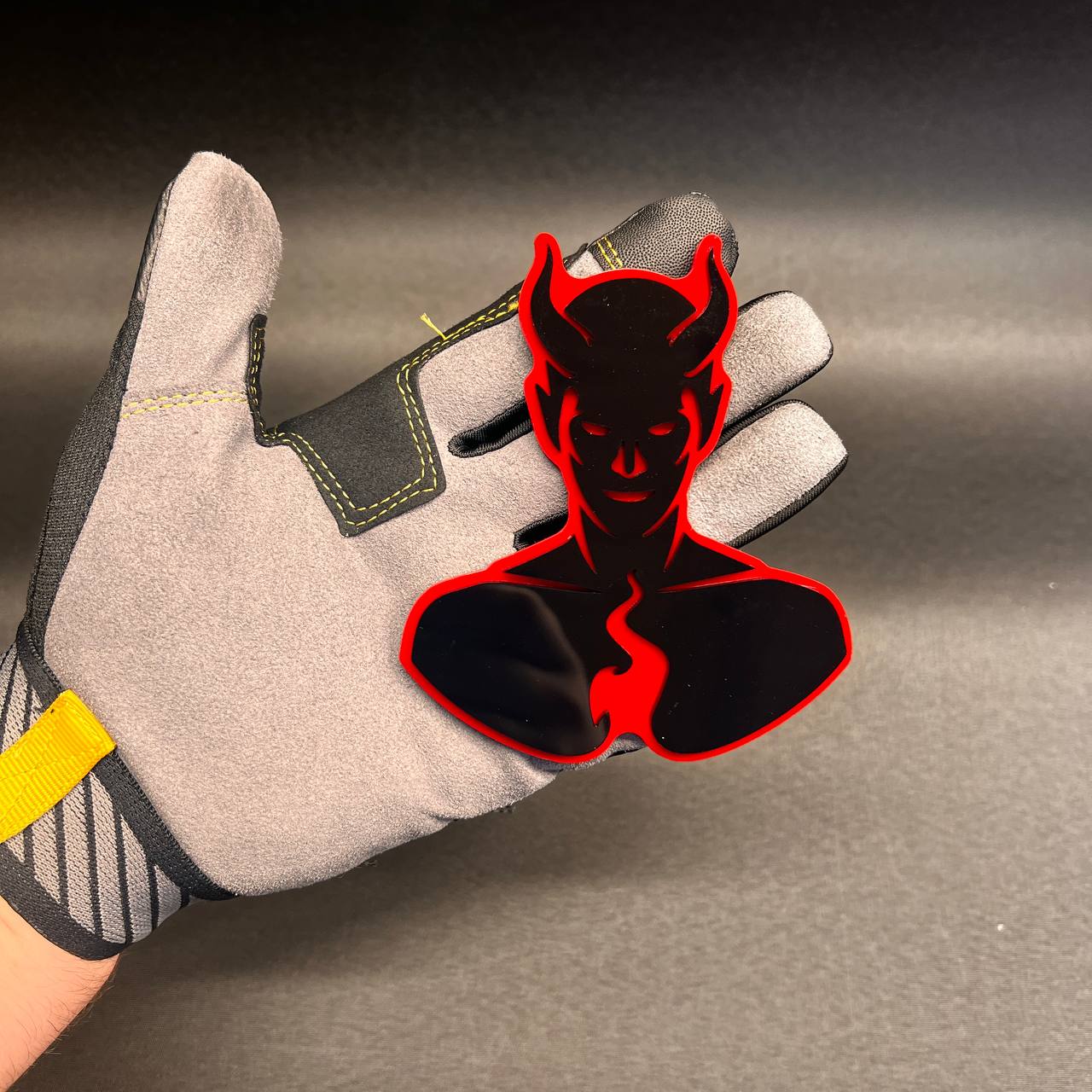 Scary devil Lucifer car exterior badge emblem for car enthusiasts