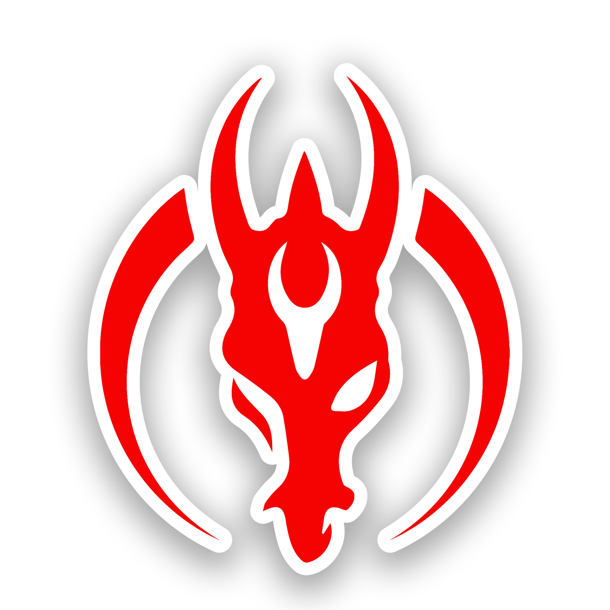 Laser engraved Mandalorian Mercs inspired badge for custom vehicle exterior styling