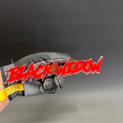 dripping text emblem for hood truck bold clean styling