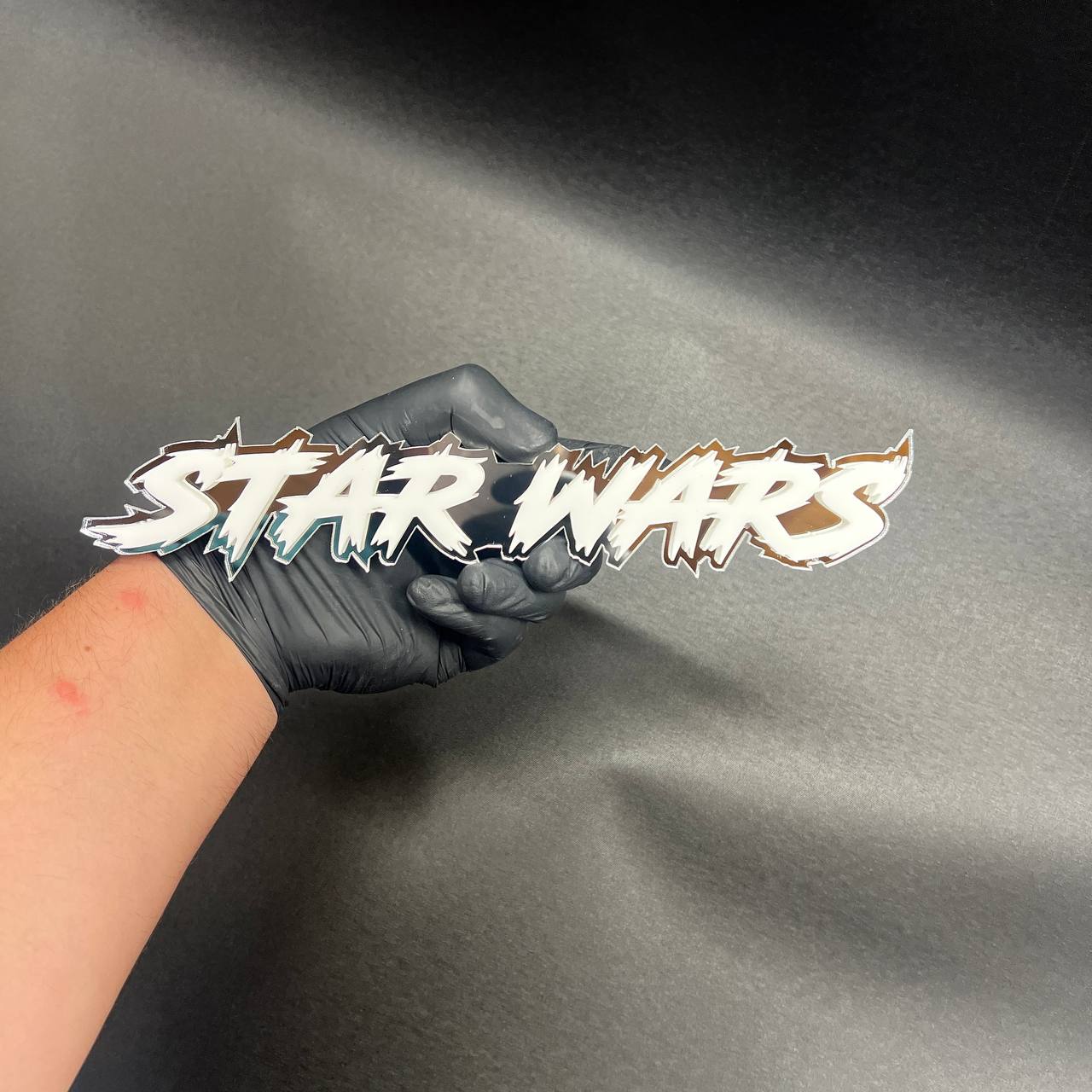 bright lightning font emblem for truck performance build