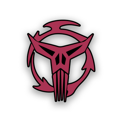 Custom Star Wars Neo Crusader badge with strong engraved clan emblem design