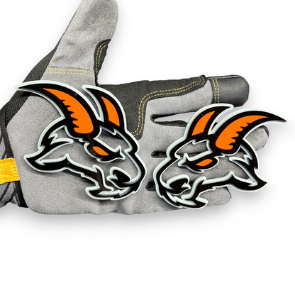 Aftermarket Big Horn Ram badge pair for Dodge Ram trucks custom exterior emblem