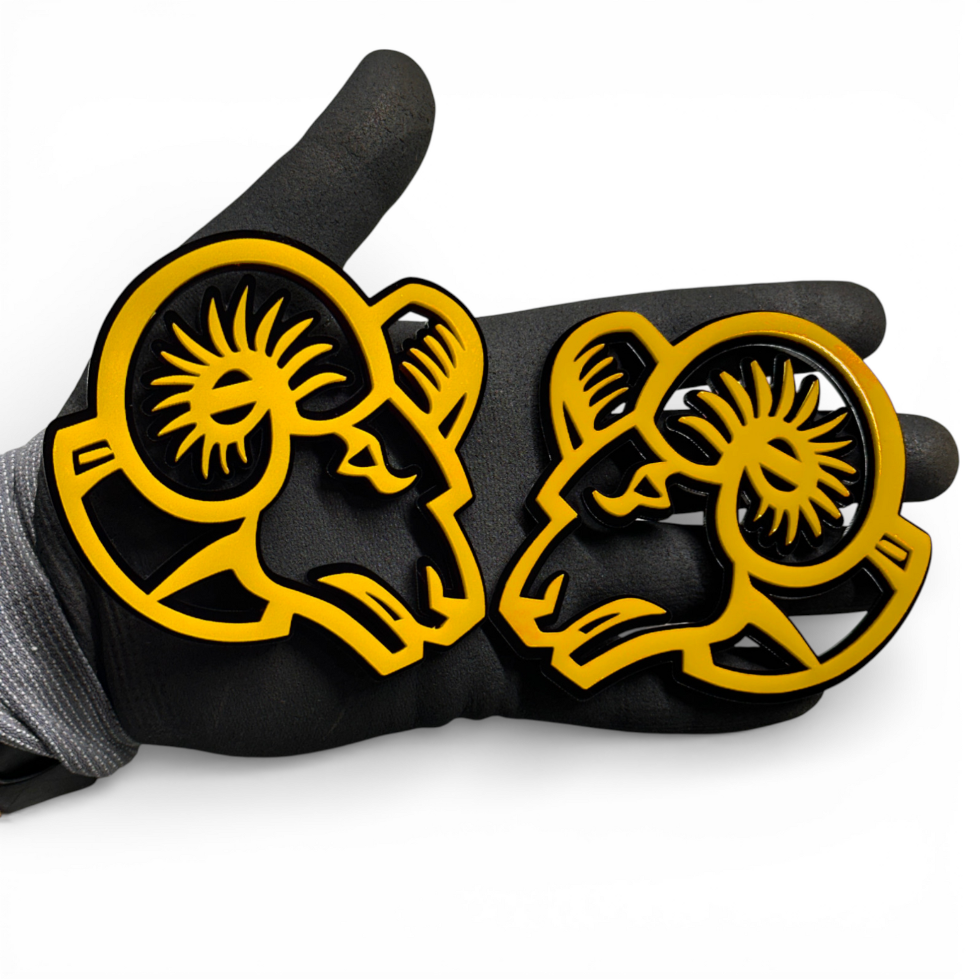 Aftermarket Big Horn Ram badge pair for Dodge Ram trucks custom exterior emblem