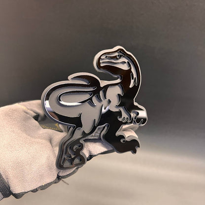 Raptor hitch receiver emblem for off road truck