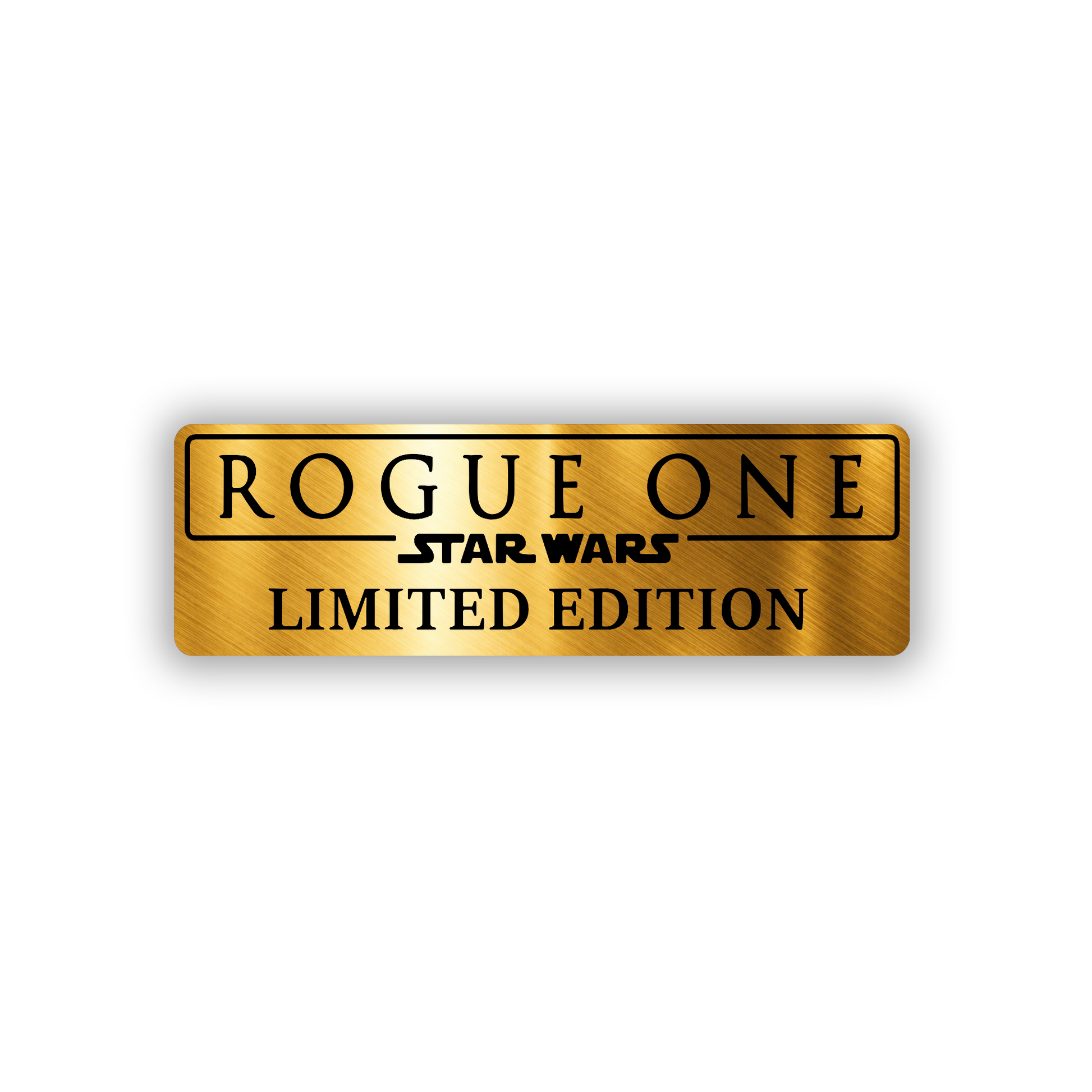 Decorative Rogue Limited Edition truck badge with adhesive backing