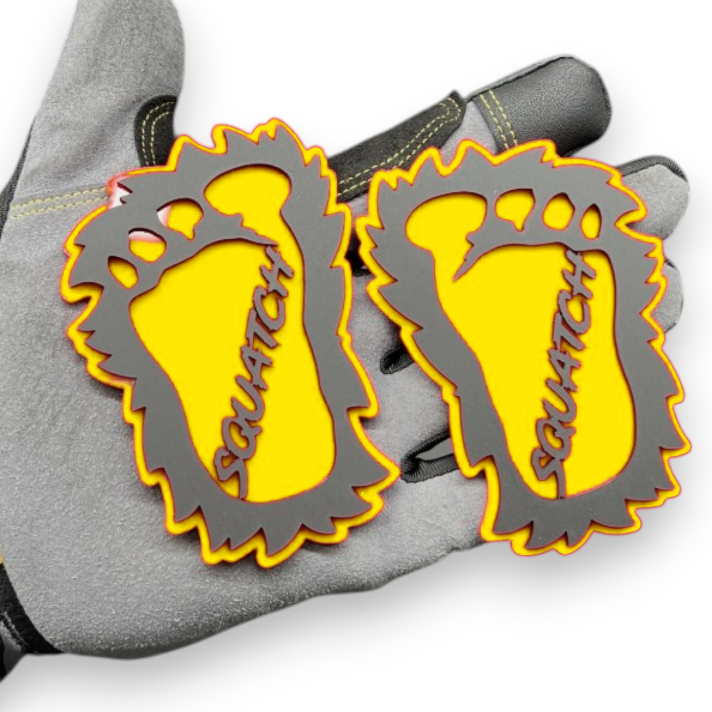 footprint emblem on Ford F250 F350 heavy duty truck