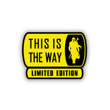 This Is the Way engraved automotive badge for car or truck exterior