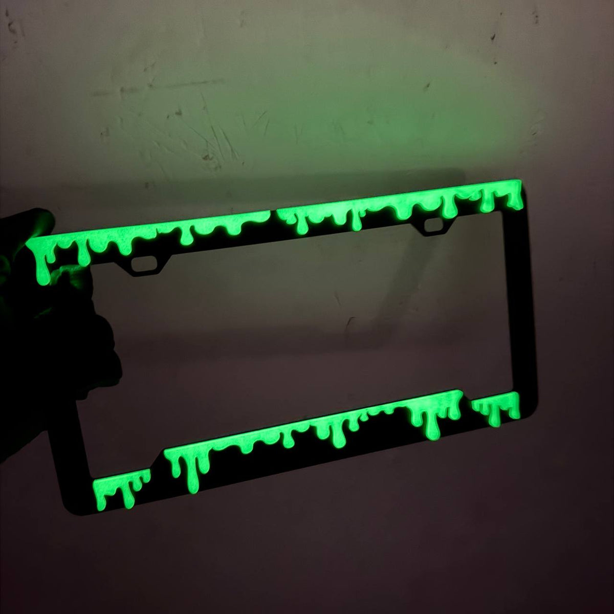 Spooky slime drip license plate frame for Dodge Charger Challenger and RAM