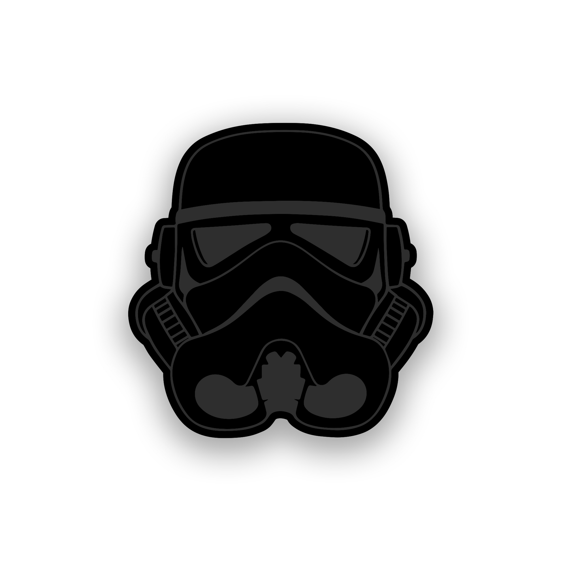 Laser engraved Star Wars style emblem for custom car exterior styling