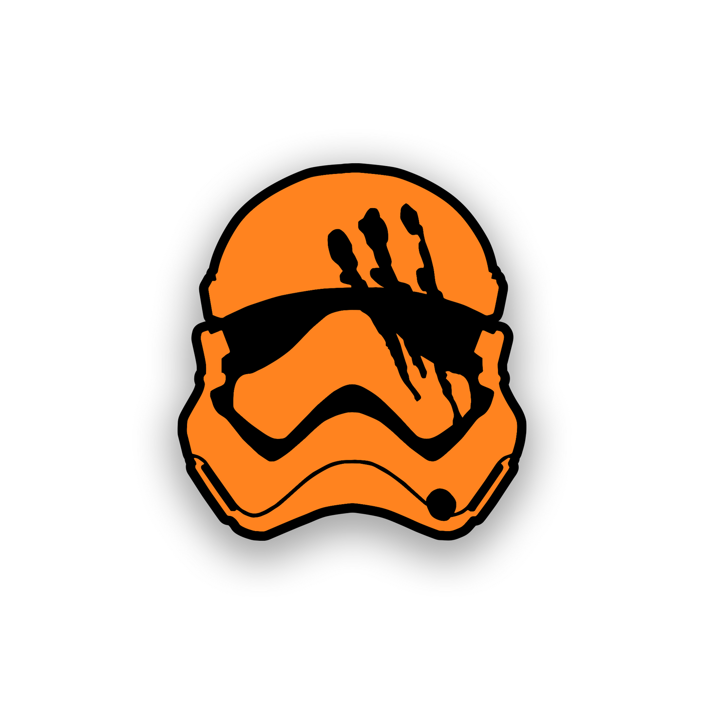 Custom sci fi vehicle emblem with precision engraved logo artwork