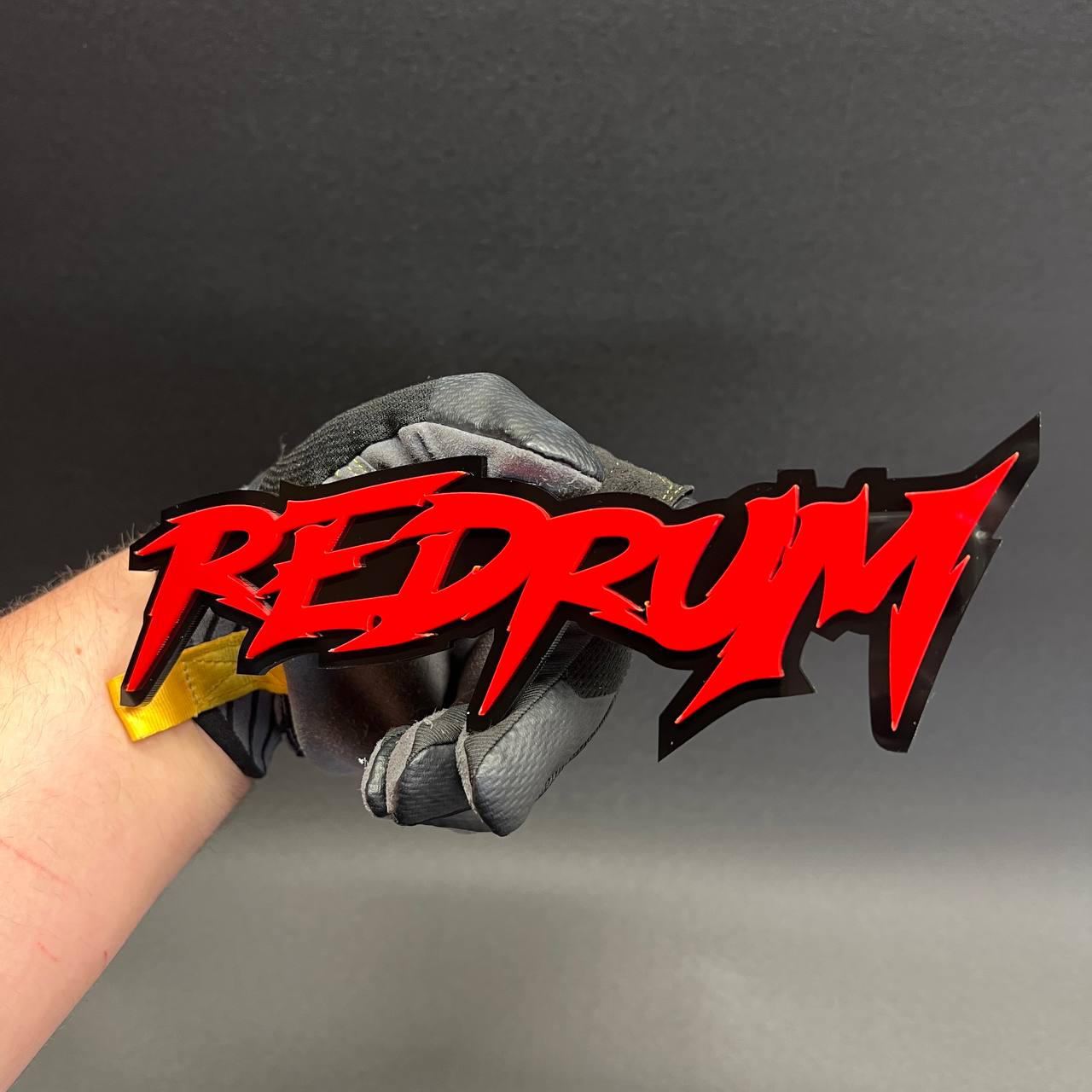 bold sharp text emblem for hood truck styling