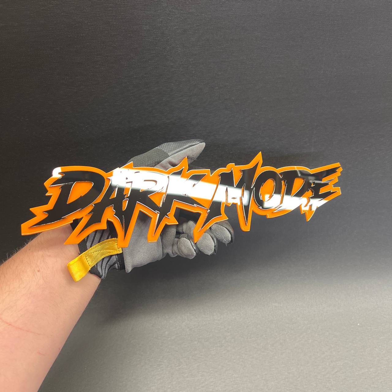 Custom DARK MODE acrylic fender badge for cars trucks and SUVs