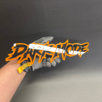 Custom DARK MODE acrylic fender badge for cars trucks and SUVs