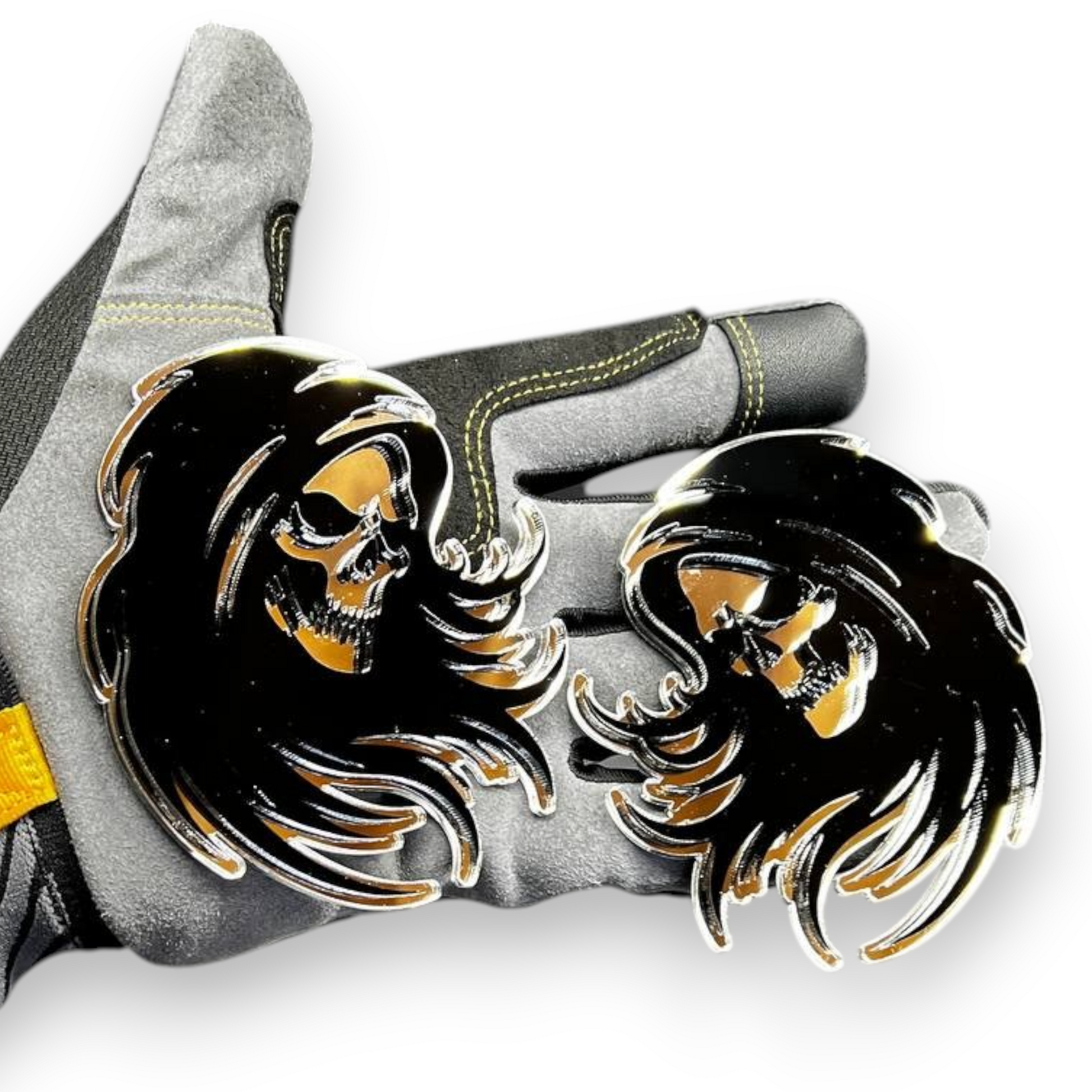 reaper badge on Chevy Silverado GMC Sierra truck
