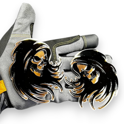 reaper badge on Chevy Silverado GMC Sierra truck