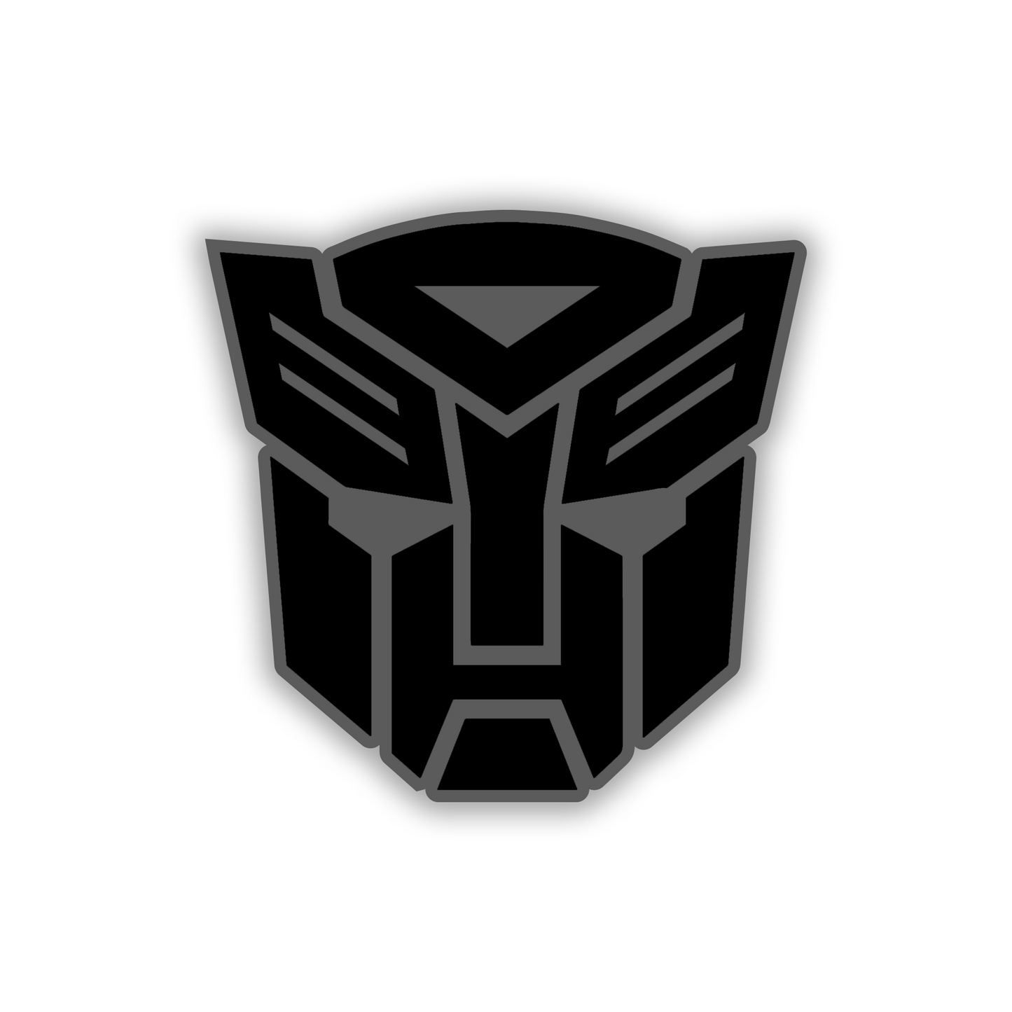 Decepticon engraved truck badge designed for fender exterior decoration