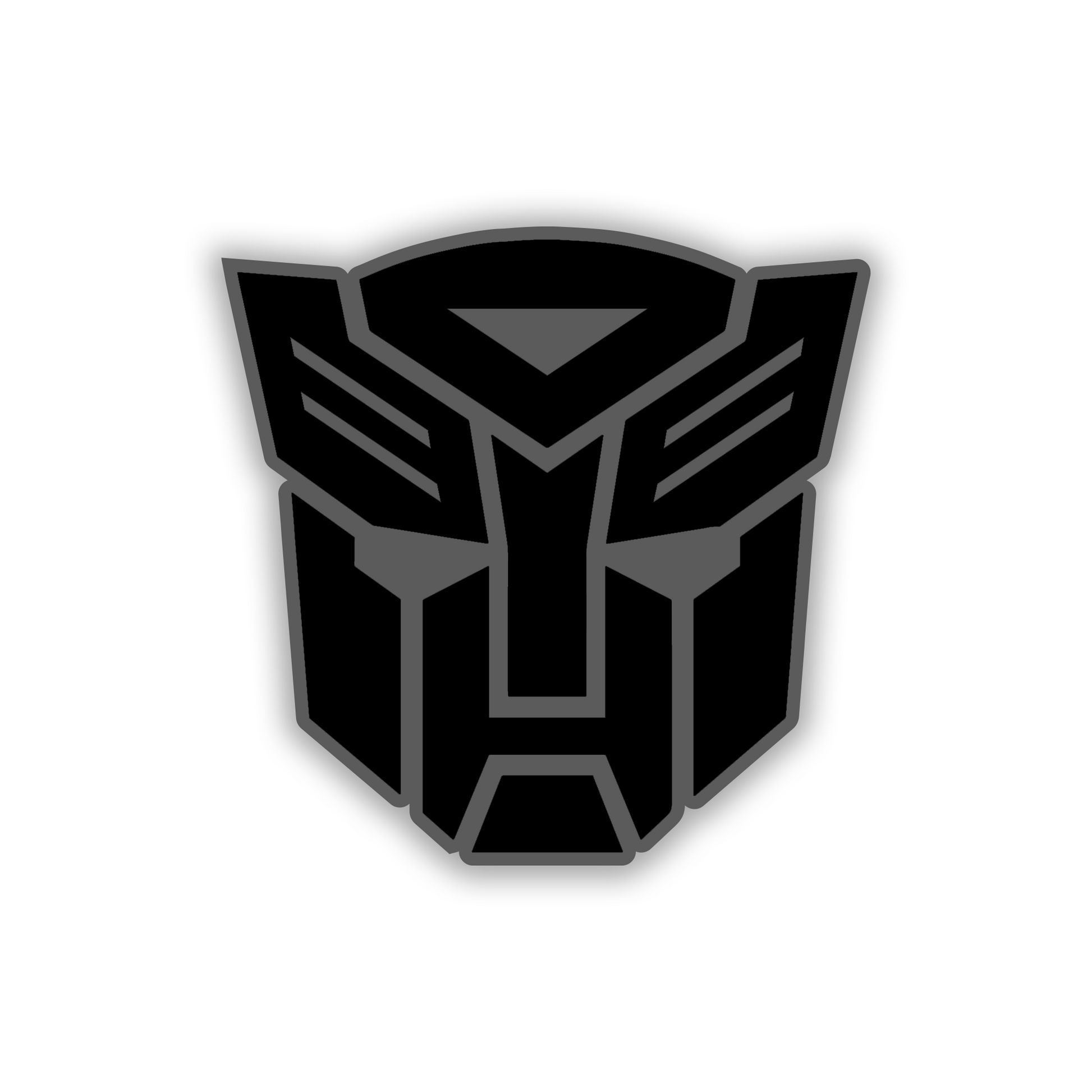 Decepticon engraved truck badge designed for fender exterior decoration