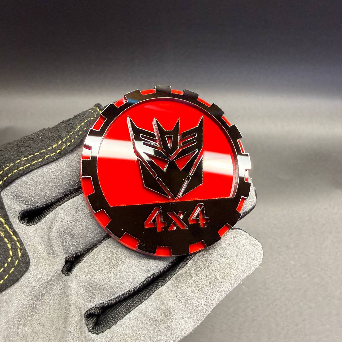 Decepticon off-road badge fits Jeep Grand Cherokee 4x4 fender emblem