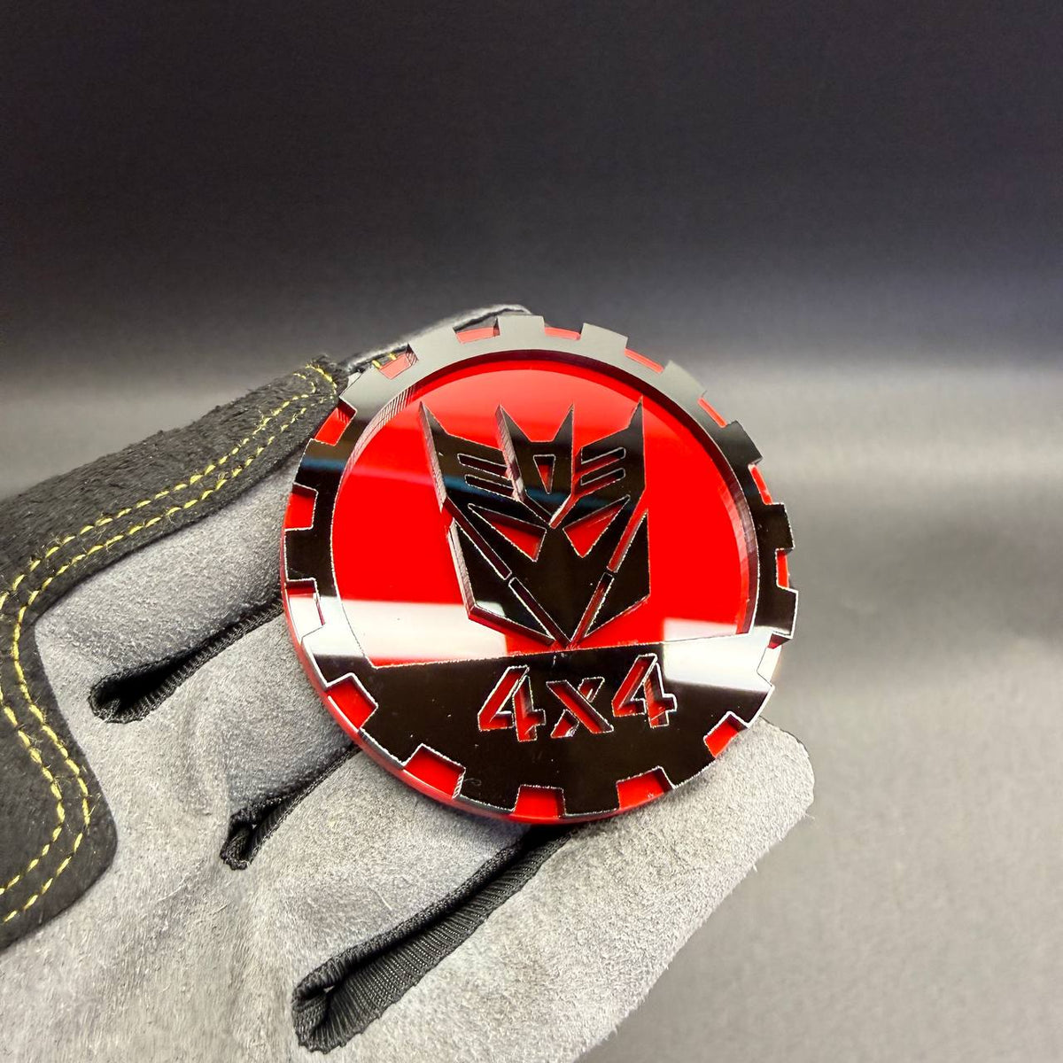 Decepticon off-road badge fits Jeep Grand Cherokee 4x4 fender emblem
