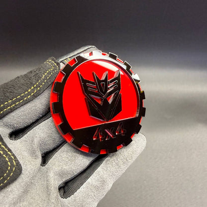 Decepticon off-road badge fits Jeep Grand Cherokee 4x4 fender emblem