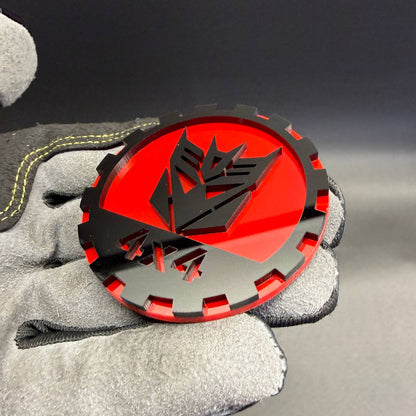 Decepticon Rated car badge fits Jeep Wrangler Rubicon 4x4 off-road