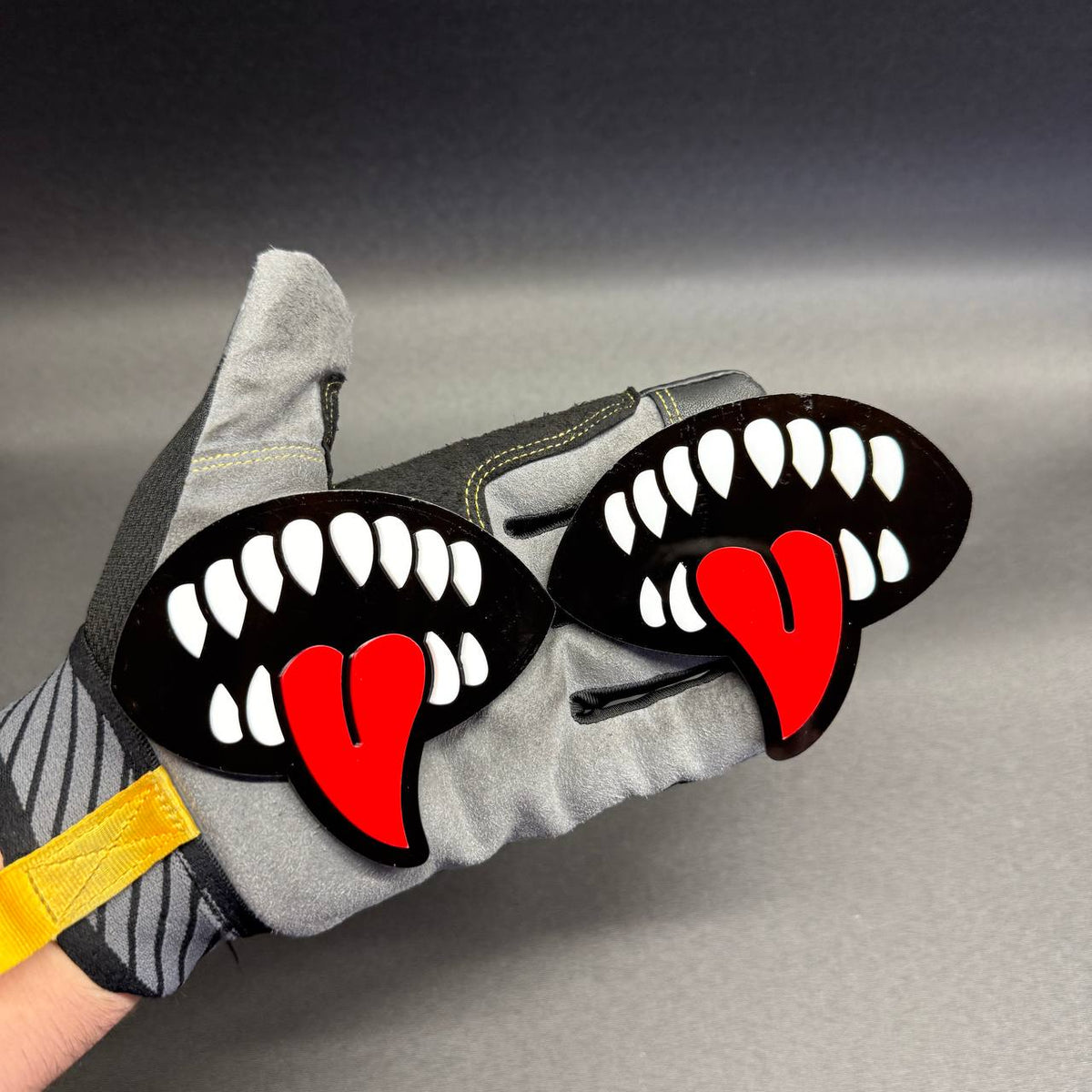 Demon mouth custom car fender badge emblem for Ford Dodge Jeep and RAM