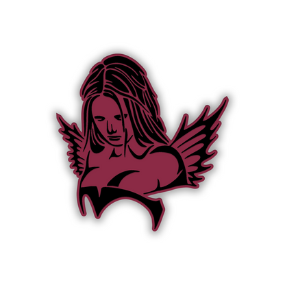 Devil Girl fender badge automotive exterior accessory