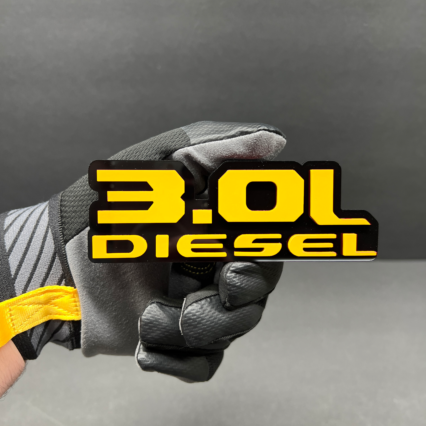 3.0L diesel emblem on RAM 1500 EcoDiesel truck