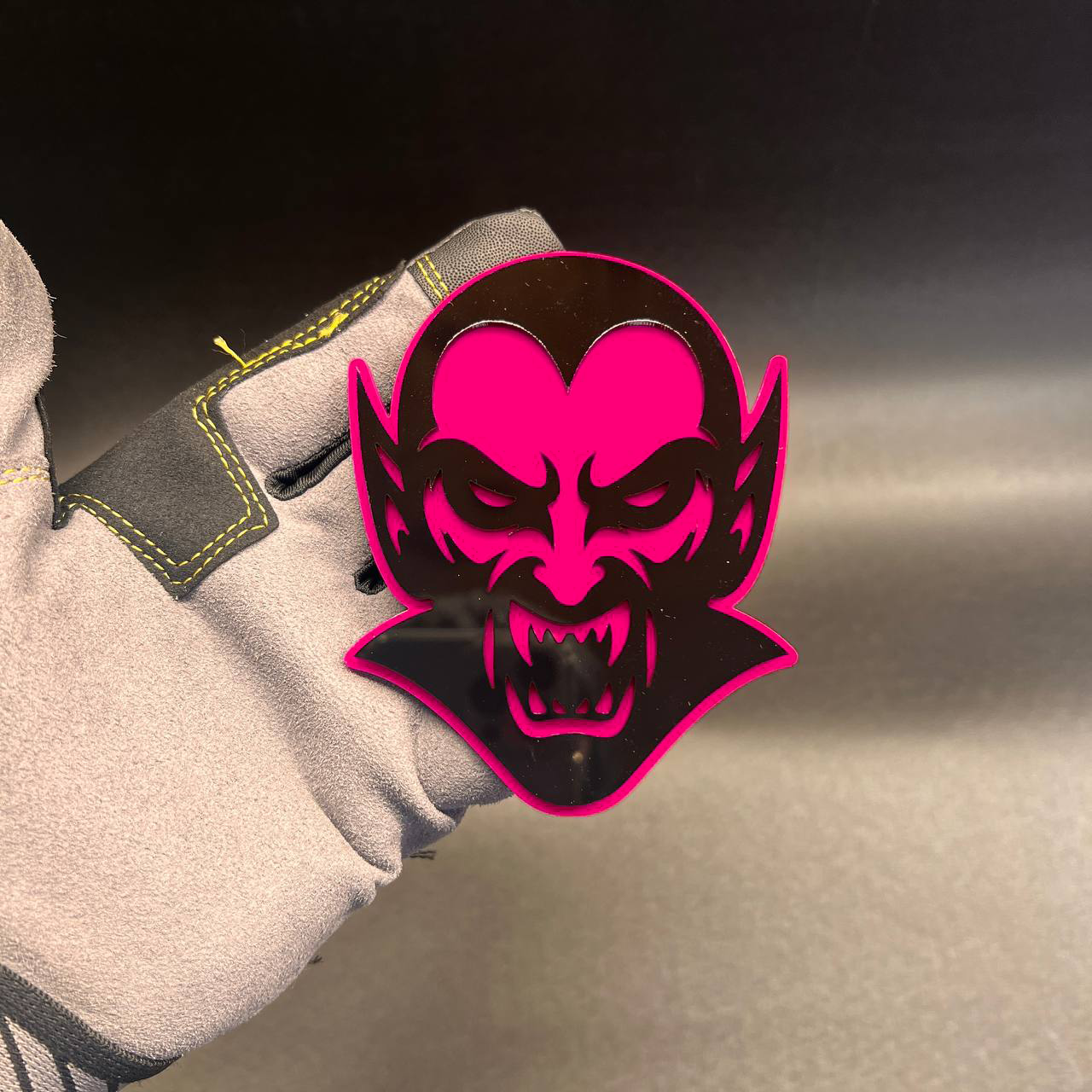 Vampire Dracula auto badge made for custom car exterior decoration